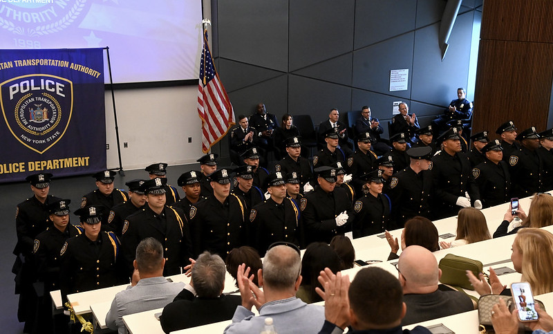 PHOTOS: MTA Police Officers Graduate from the NYPD Academy
