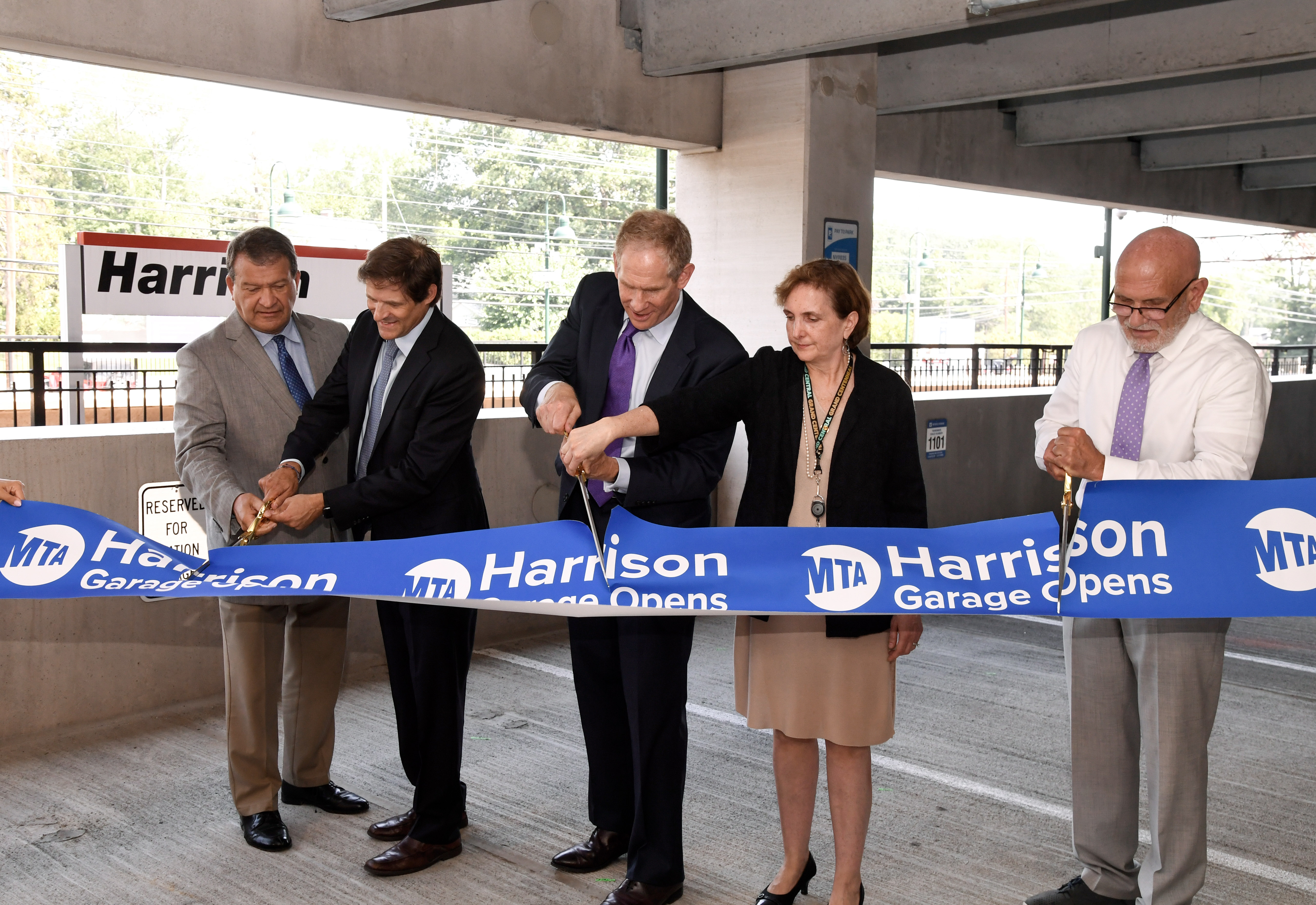 MTA Celebrates Grand Opening of Commuter Parking Garage at Metro-North Harrison Station