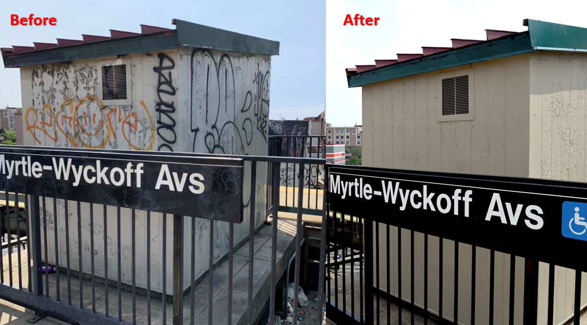 MTA Completes Re-NEW-vation at Myrtle Av – Wyckoff Av M Subway Station