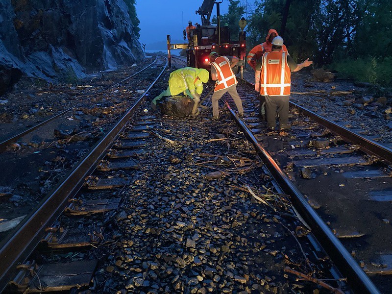 Metro-North Storm Clean Up July 2023
