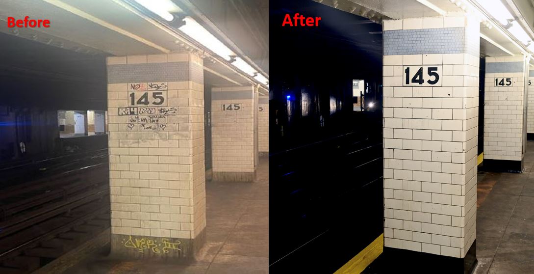 MTA Completes Re-NEW-Vation at 145 St 1 Subway Station 
