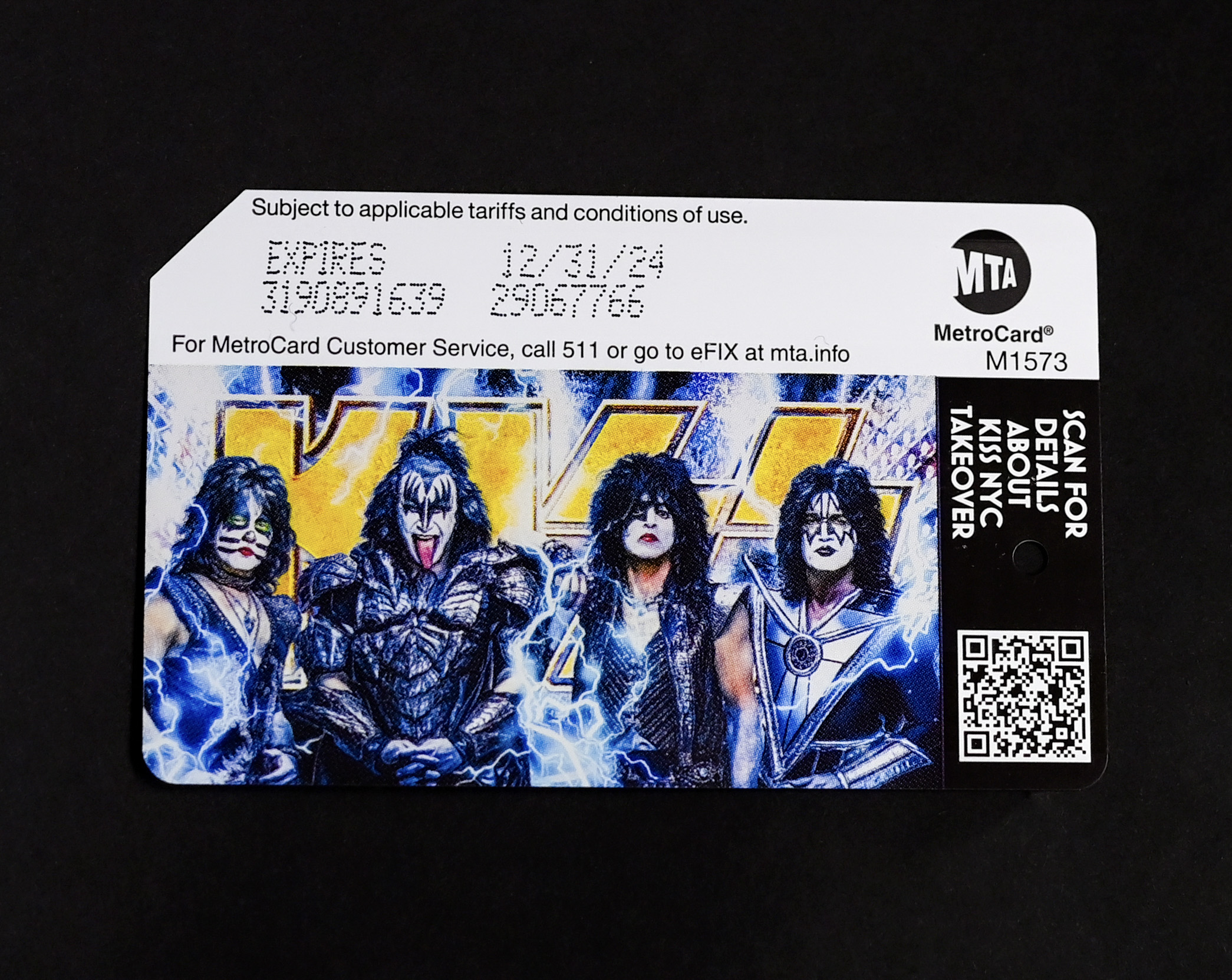 PHOTOS: MTA to Commemorate Final Madison Square Garden Concert of Legendary Rock Band KISS with MetroCards on November 27 