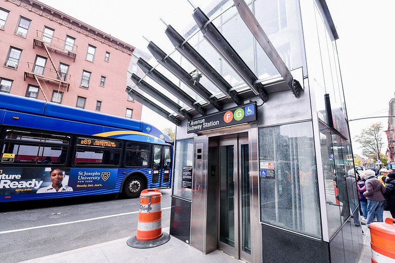 MTA Announces 7 Av FG Subway Station in Brooklyn Now Fully Accessible